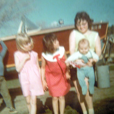 Danny, Karen Britton, JoAnne , Sue Ann with baby Danny