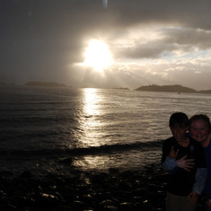Julito & Sue Ann Sitka Alaska Beach Sept 2007