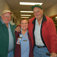 2006-9-9 Sitka Men  Dave & Jim , Sue Ann took extra good care of Dave at Sitlka hospital and became friend for life
