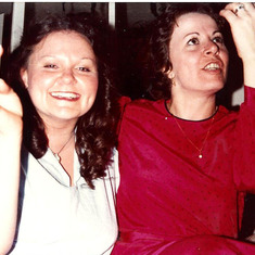 SueAnn with Cousin Deb ~ 1984
