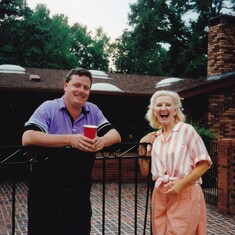 Rick Hartmann and Sue 1993 
The Melody Ln house