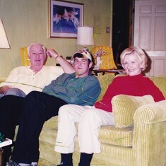 Roy(Granddaddy), Bradley, and Grandmother