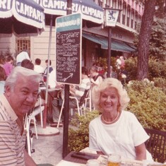Sue and Roy in Europe 1984