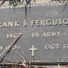 Frank S Ferguson Military Marker