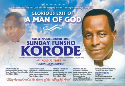 Sunday Funsho Korode