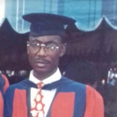 Sunny at MBA graduation in January, 1999