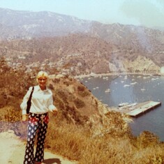Mom @ Catalina Island (love the pants) :)