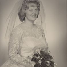 Mom's wedding portrait.