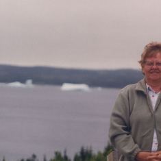 Mom visits Newfoundland. 