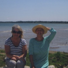 Marie and Mom in Newfoundland.