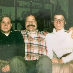 "J2"  with his beloved Aunt Susan and Uncle Jerry - Circa 1975