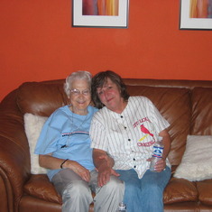 Mom and Grandma Millikan - July 2006