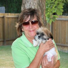 My momma and Zoey - July 2008