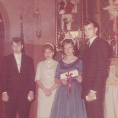 Mom and Dad's Wedding at Holy Cross December 1960