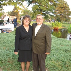 Aunt Sue and brother Ray Kiel, Sept '08 (Michele Kiel Abohamde Wedding)