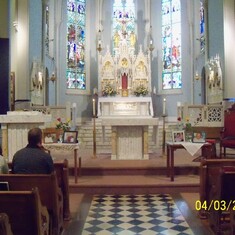 Mom's memorial mass @ Holy Cross 004