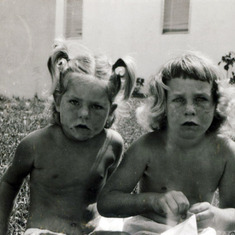 Feral Morton children in Miami 1954.
