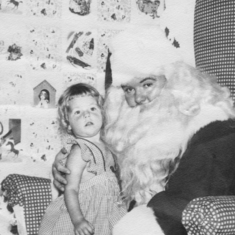 Christmas in Miami 1953 or so - our Dad was Santa.