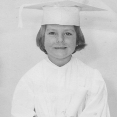 Kindergarten graduation from Holy Trinity 1956 - one of my favorites.