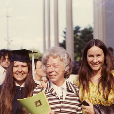 Seattle University graduation.  May 1973.