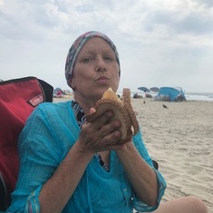 Susan doing the bread dance from Vacation