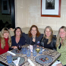 Susan, Tracey, Paula, Diane, Regina , Solana Beach,  January2005