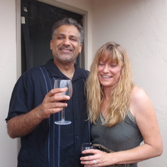 Suan and Rajeev's "engagement party".  Susan told us it was a get together!  