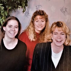 Annual sister photo in the 90's