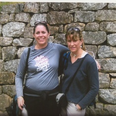 In the walls of the magnificent Mayan ruins of Machu Picchu