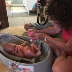2018 summer visit to newborn Emma in Michigan