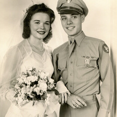 Sue and Zach's wedding day July 8th, 1944