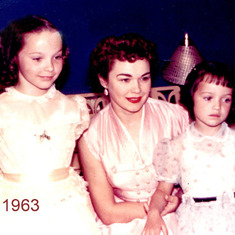 NOT 1963 but about 1955 Kathie, Sue and Diane