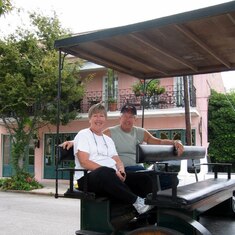 In Charleston South Carolina during our cross country ride in 2003