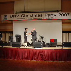 2007. 12 Svein's last Christmas party in Korea