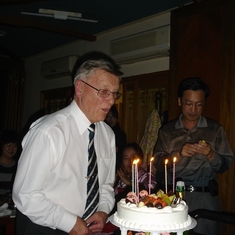 2007. 11. 13 ACEA dinner. Restaurant celebrated his birthday together.