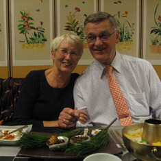 2005. 11. 13 Svein's birthday with Inger Lise, how sweet!