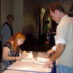 We always attended many book signings!