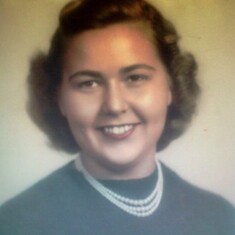 Mom's Senior Pic. 17 Yrs old