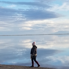 The "great" Sydney Silver at the Great Salt Flats in Utah