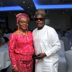 Sly and his sister Liz London Patricia's traditional wedding