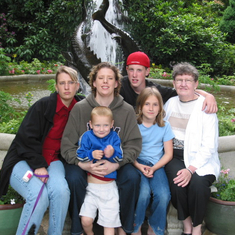 Bunch of us at Buchart Gardens, Vancouver Island