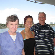 Sylvia, Amanda & Larry - Miami cruise