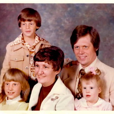 Family in Lawton Oklahoma 1976