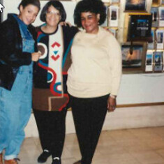Tracy, Sylvia and Sister Eunice (Ebony Fashion Fair Show)