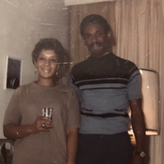 Sylvia with her nephew Keith Kendrick Sr. (1969)