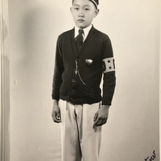 Cy circa 1939 (childhood photos provided by Koko Blakeslee)