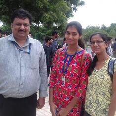 With students at St. Peters Engineering College, Hyderabad
