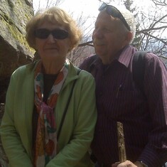 My Mom and Dad together in the Sudety mountains....