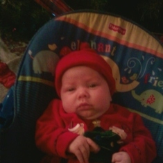 Talia 1st Christmas and mommy's best present ever