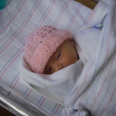 Talia's 1st day in this world-mommy loves you and always will